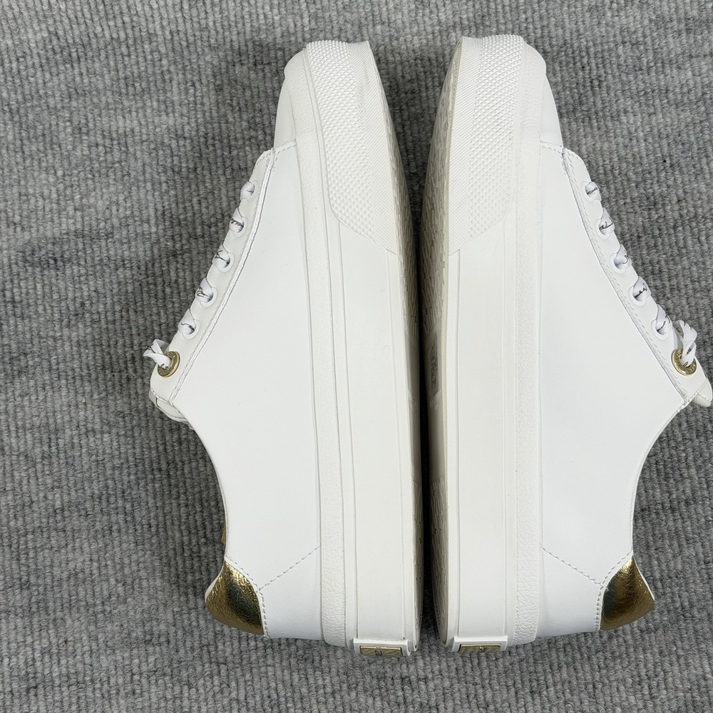Karl Lagerfeld Paris Size-6.5 Womens Georgia Lace Up Sneaker Leather - Picture 7 of 13